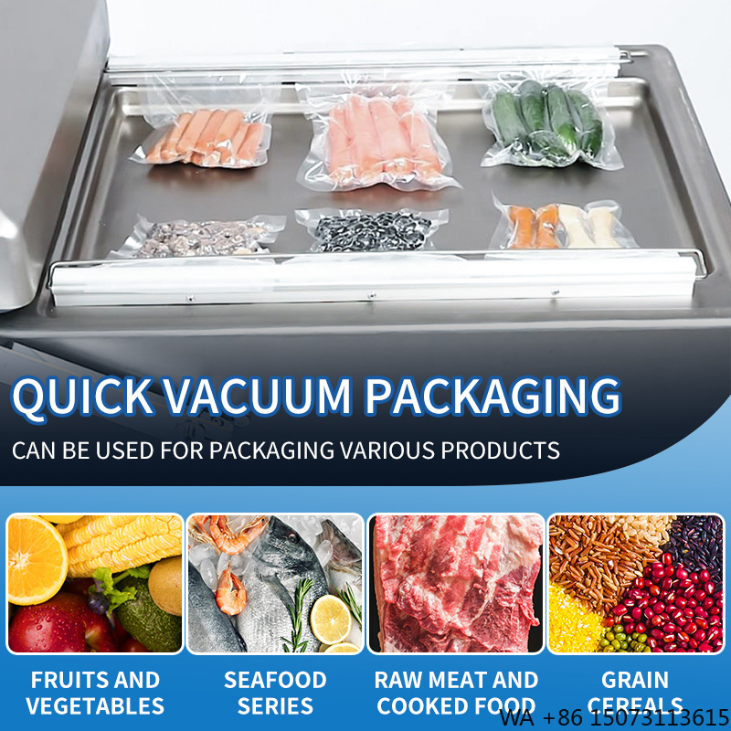 Meal Prep With Chicken - เครื่องซีลสูญญากาศแบบสองห้อง รุ่น DZ-4002SA สำหรับบรรจุไก่ ได้รับการรับรองมาตรฐาน CE