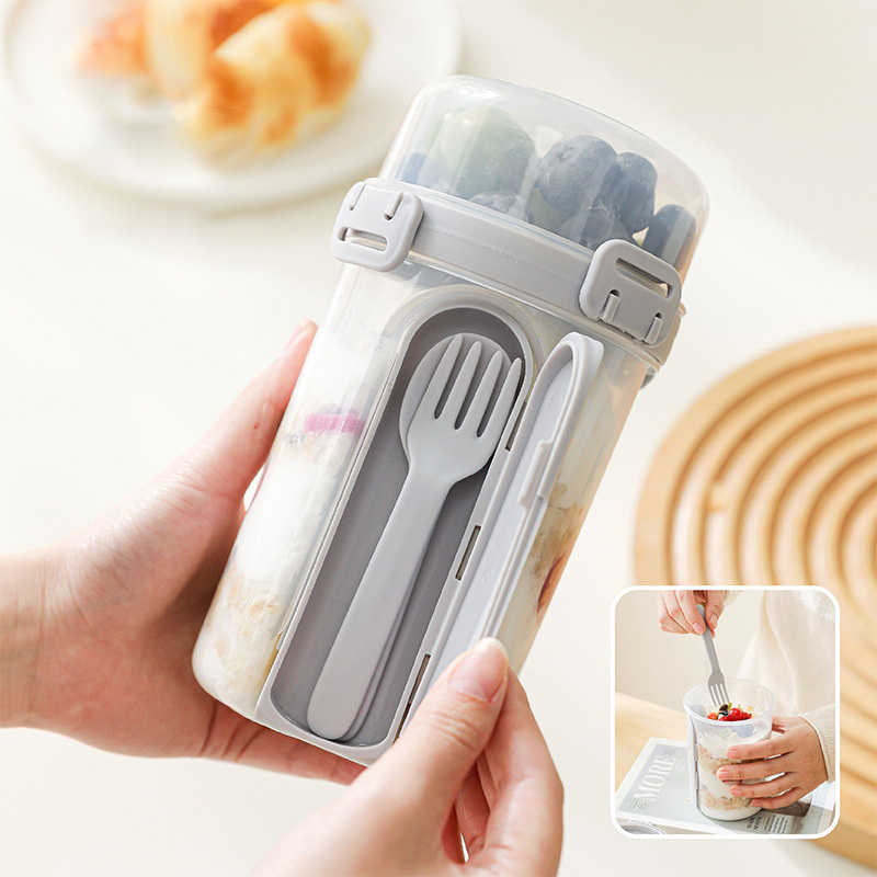 ถ้วยซัพพอร์ตอาหารเช้าแบบสองชั้ - Meal Prep Yogurt Cups บทวิจารณ์และราคา
