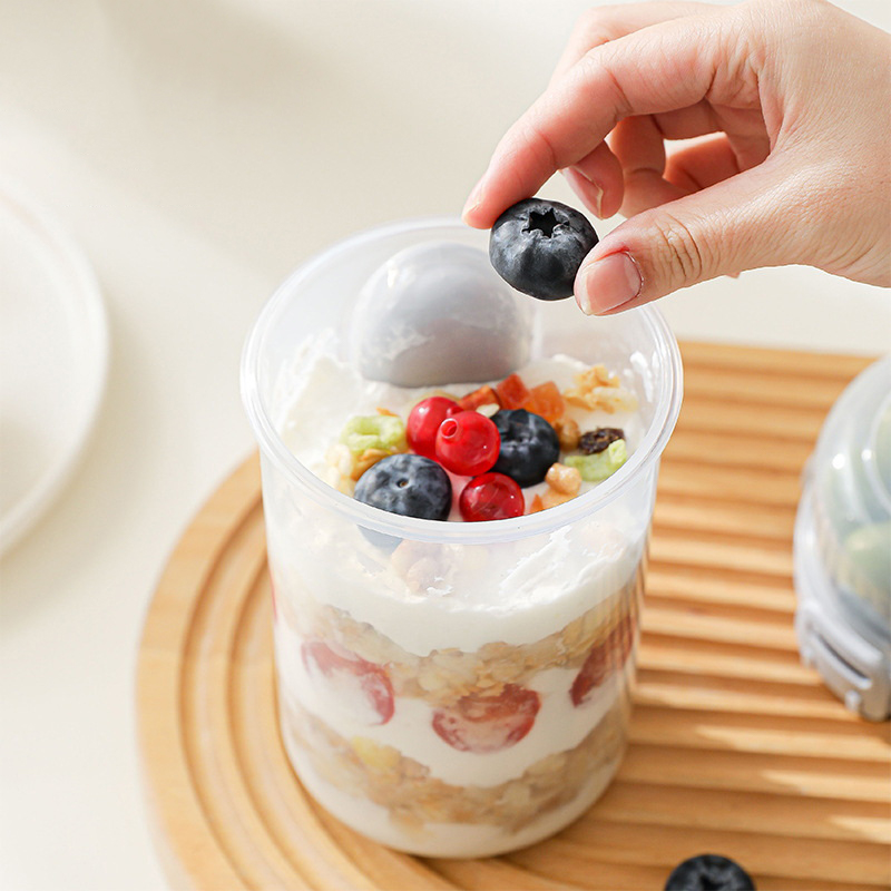 ถ้วยซัพพอร์ตอาหารเช้าแบบสองชั้ - Meal Prep Yogurt Cups บทวิจารณ์และราคา