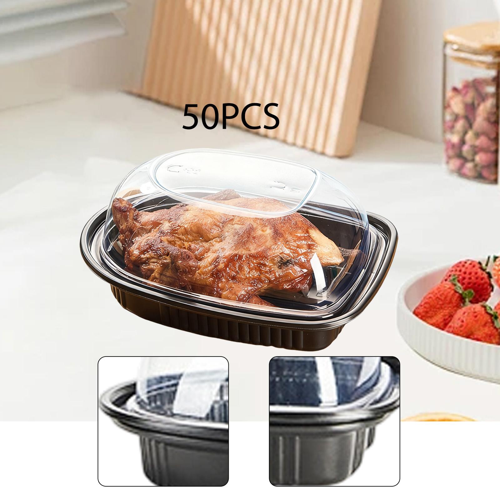 กล่องใส่ไก่ย่างแบบใช้แล้วทิ้ง  - Meal Prep With Chicken บทวิจารณ์และราคา