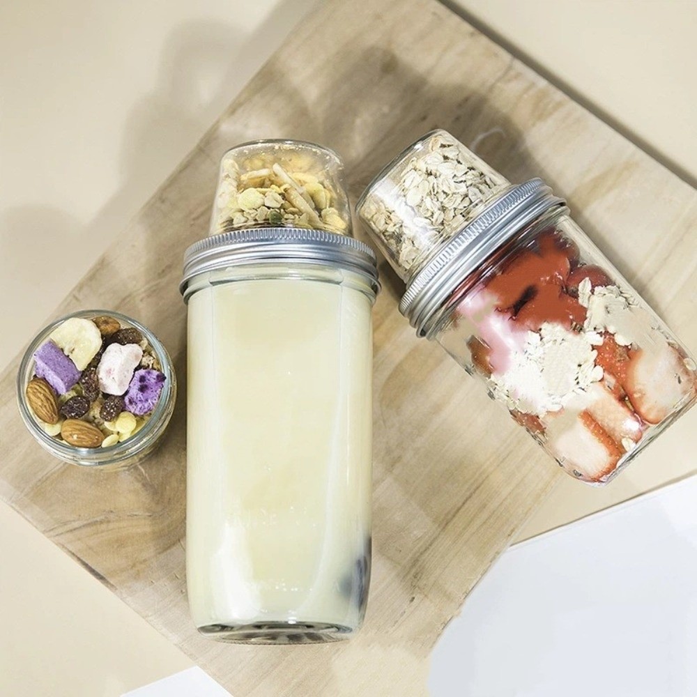 แก้วโยเกิร์ตสองชั้นแบบป้องกันก - Meal Prep Yogurt Cups บทวิจารณ์และราคา