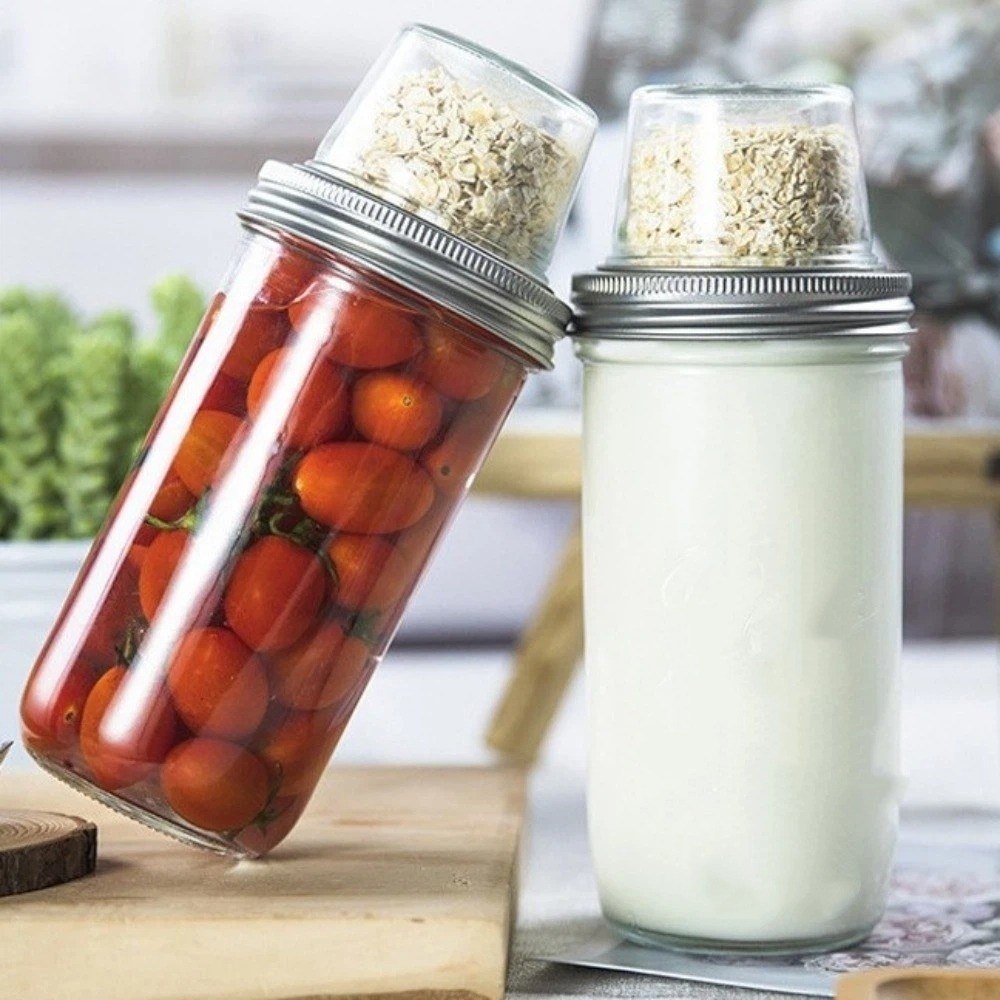 แก้วโยเกิร์ตสองชั้นแบบป้องกันก - Meal Prep Yogurt Cups บทวิจารณ์และราคา