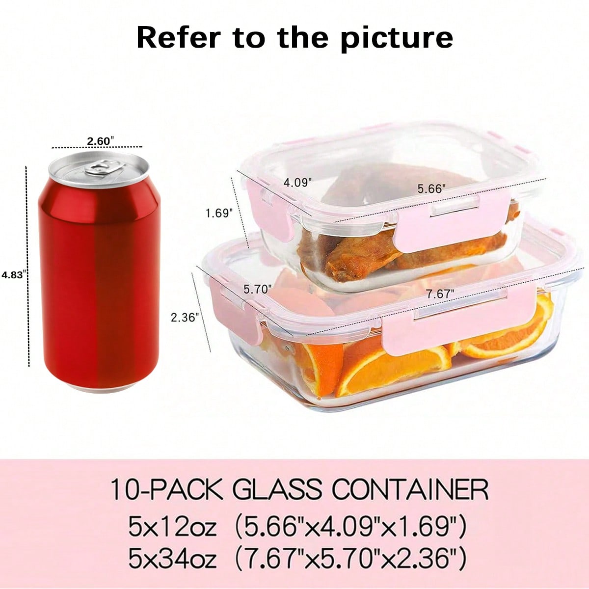 ชุดกล่องแก้วสำหรับเตรียมอาหาร  - Meal Prep Oven Safe Containers บทวิจารณ์และราคา