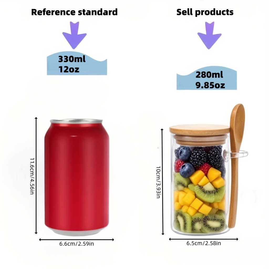 4/8/12 ชิ้น, ถ้วยอาหารเช้าข้าว - Meal Prep Yogurt Cups บทวิจารณ์และราคา