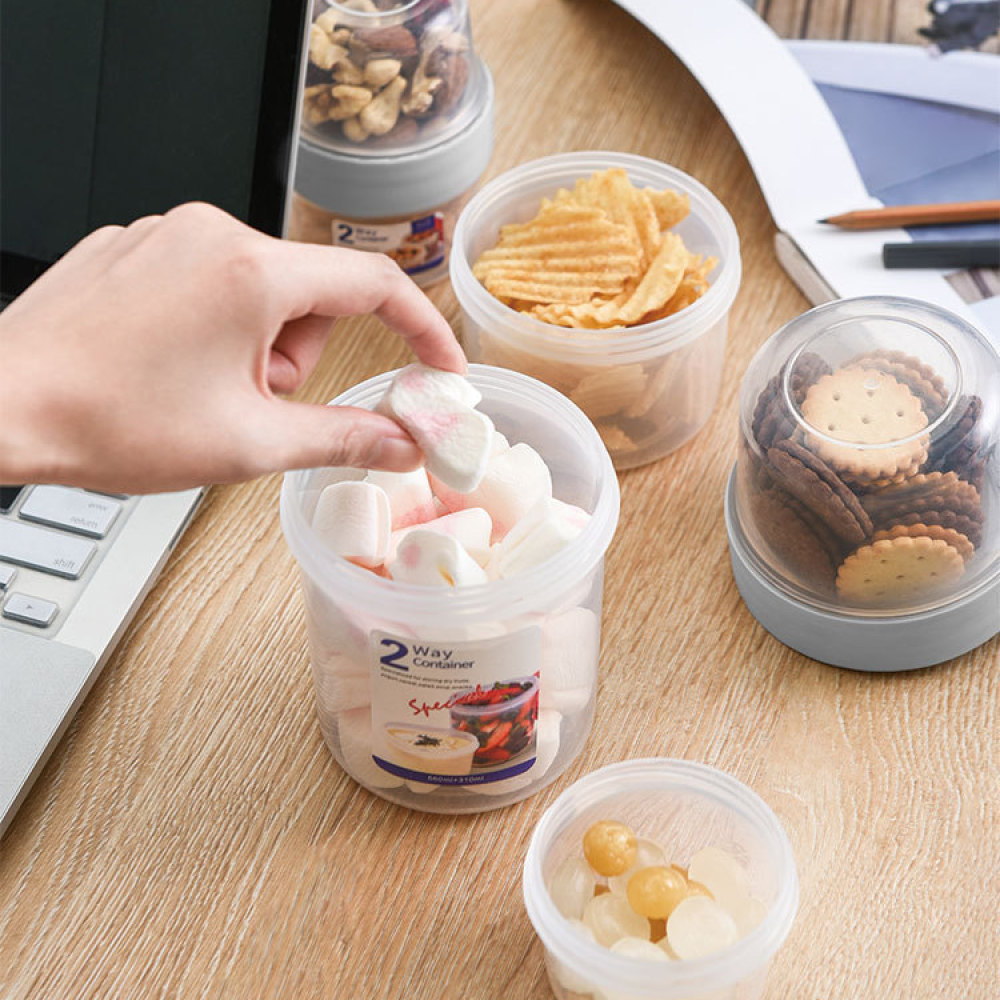 กล่องเก็บอาหารสองชั้นแบบปิดสนิ - Meal Prep Yogurt Cups บทวิจารณ์และราคา