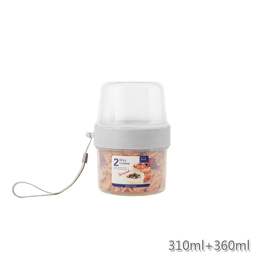 กล่องเก็บอาหารสองชั้นแบบปิดสนิ - Meal Prep Yogurt Cups บทวิจารณ์และราคา