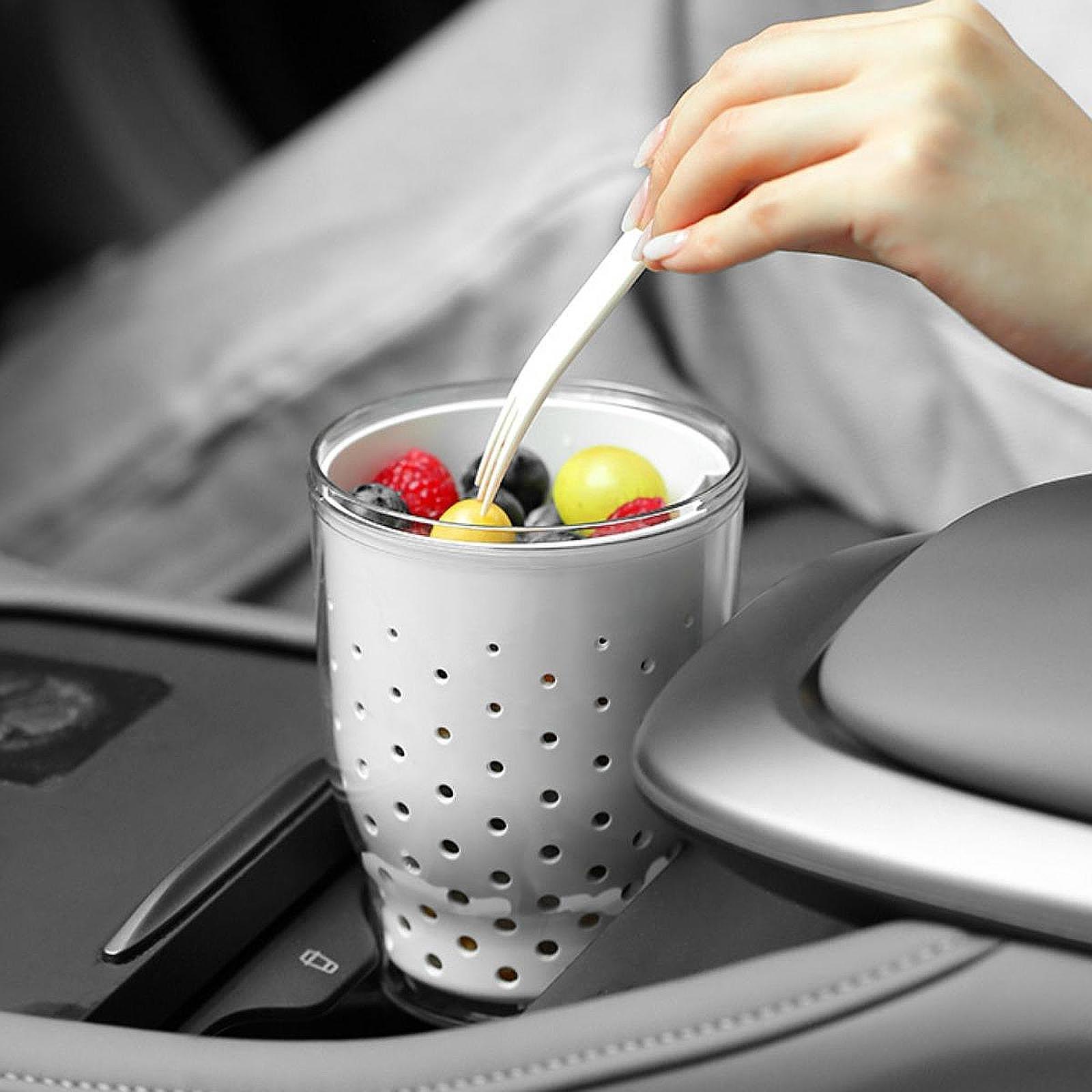ถ้วยเก็บผลไม้สลัด ซิลิโคนปิดผน - Meal Prep Yogurt Cups บทวิจารณ์และราคา