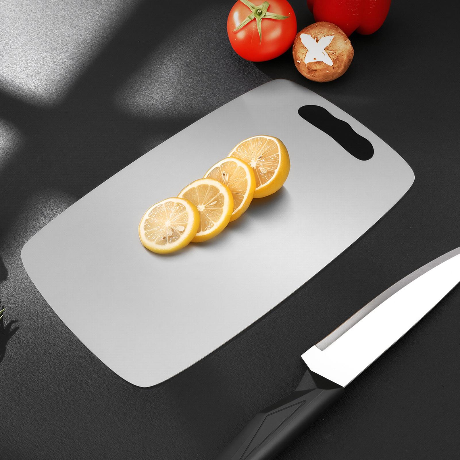 เขียงสแตนเลส เขียงสแตนเลสสองด้ - Meal Prep With Chicken บทวิจารณ์และราคา