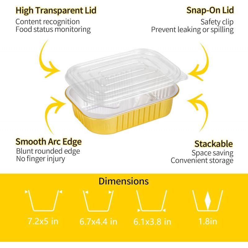 【ชุด 20 ชิ้น ขนาด 750 มล. ชามอ - Meal Prep Oven Safe Containers บทวิจารณ์และราคา