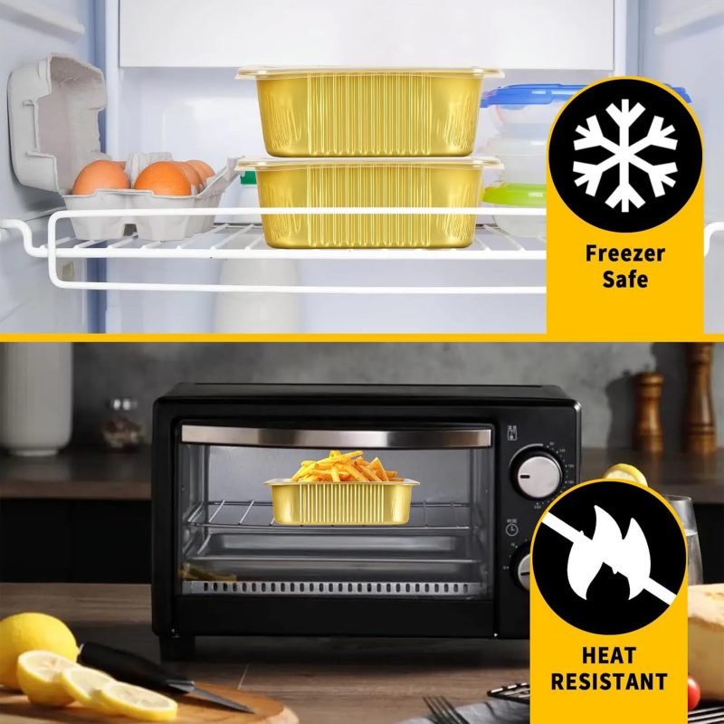 【ชุด 20 ชิ้น ขนาด 750 มล. ชามอ - Meal Prep Oven Safe Containers บทวิจารณ์และราคา