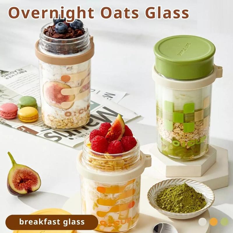 แก้วโอ๊ตมีลข้ามคืนขนาด 400 มล. - Meal Prep Yogurt Cups บทวิจารณ์และราคา