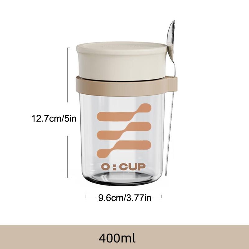 แก้วโอ๊ตมีลข้ามคืนขนาด 400 มล. - Meal Prep Yogurt Cups บทวิจารณ์และราคา