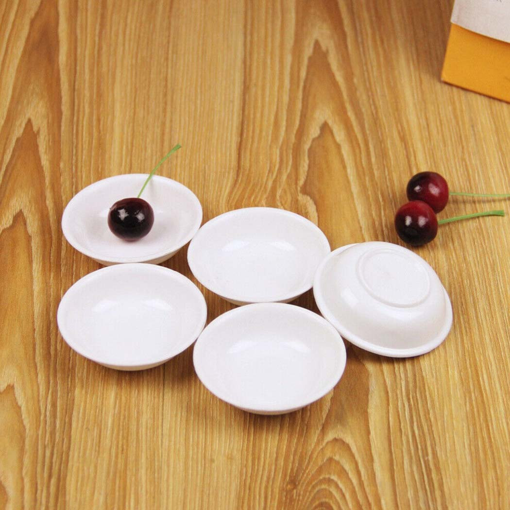 5 ชิ้นพลาสติกสีขาวจานซอสอาหารช - Sauce Dipping Cup บทวิจารณ์และราคา