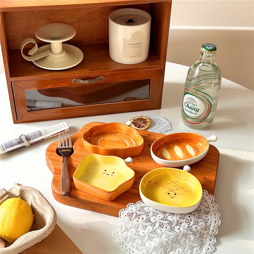 Creative ขนมปังรูปจานเซรามิค,จ - Sauce Dipping Cup บทวิจารณ์และราคา