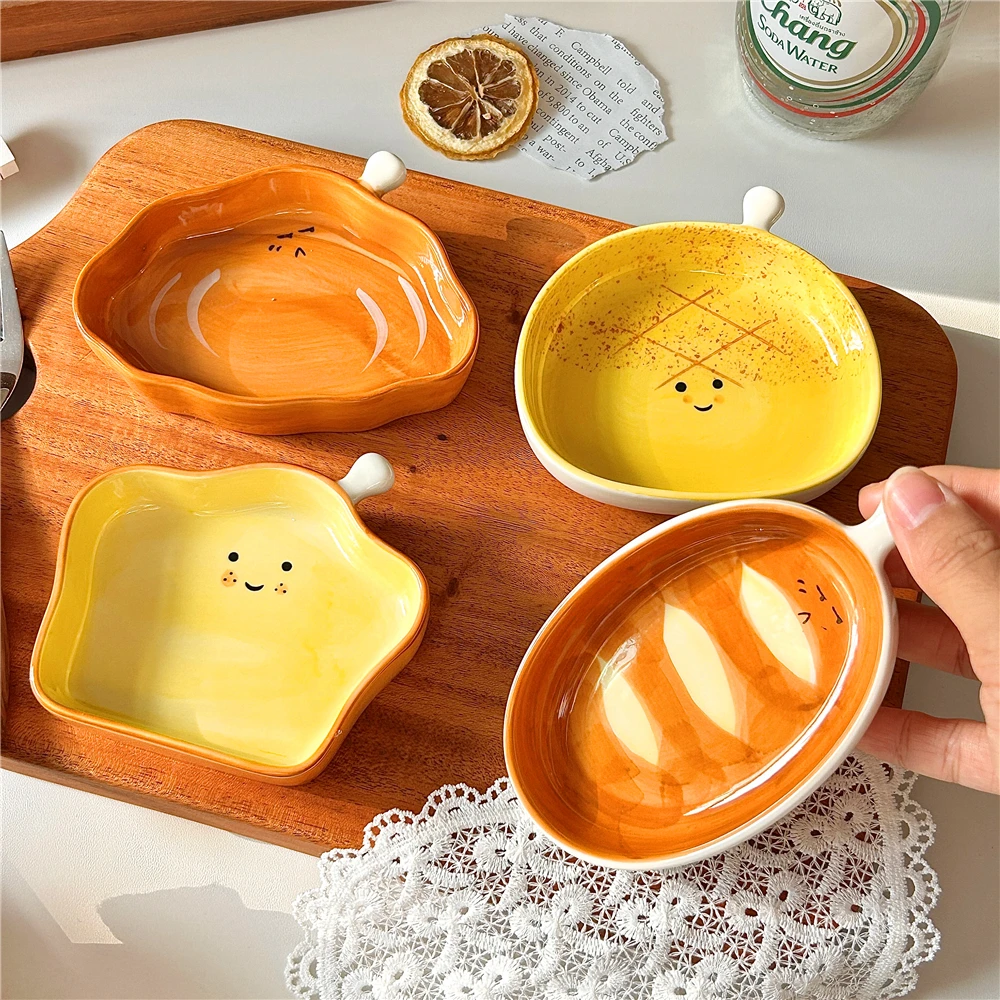 Creative ขนมปังรูปจานเซรามิค,จ - Sauce Dipping Cup บทวิจารณ์และราคา