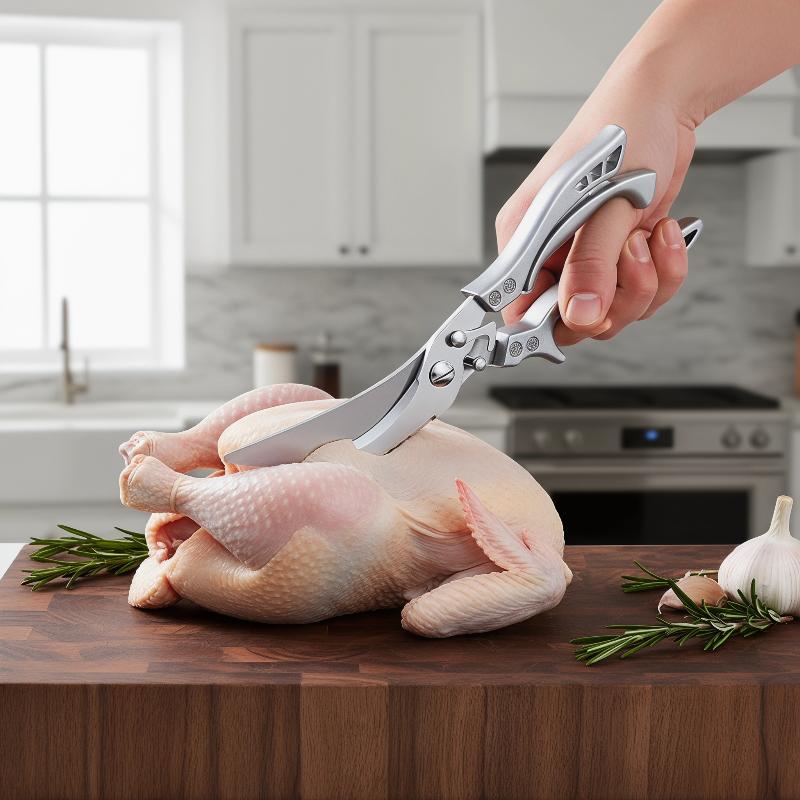กรรไกรครัวสแตนเลสประสิทธิภาพสู - Meal Prep With Chicken บทวิจารณ์และราคา