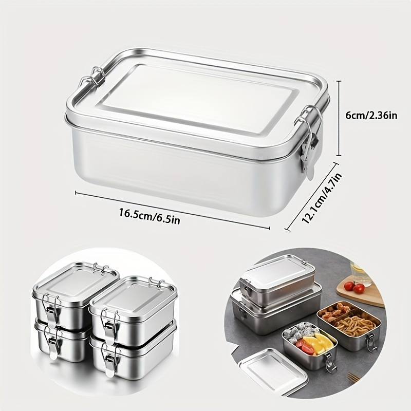 กล่องข้าวสี่เหลี่ยมสแตนเลส 304 - Meal Prep Oven Safe Containers บทวิจารณ์และราคา